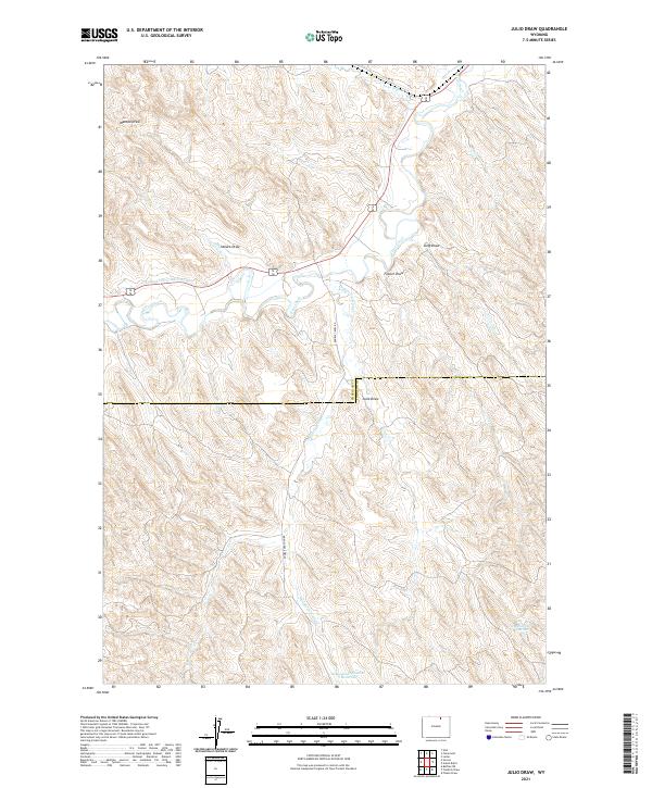 Julio Draw topographic map thumbnail