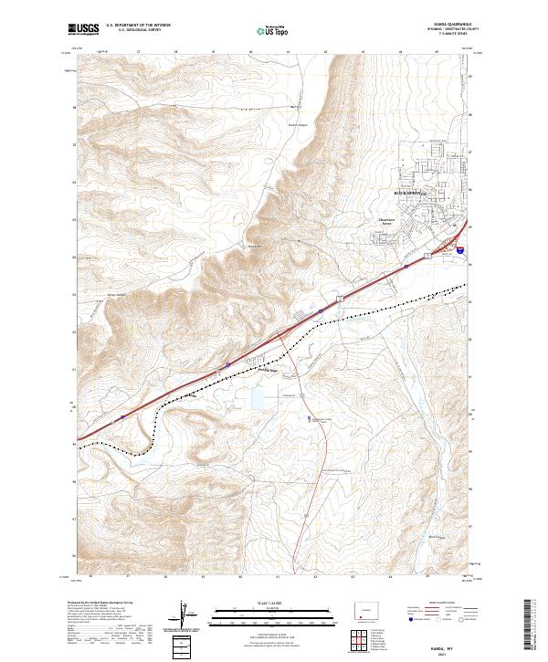Kanda topographic map thumbnail