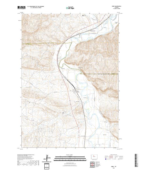 Kirby topographic map thumbnail