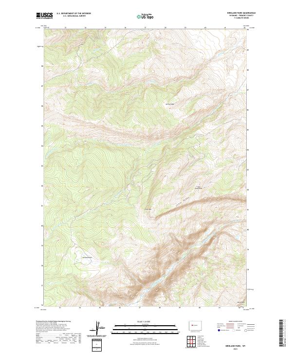 Kirkland Park topographic map thumbnail