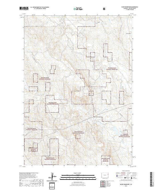 Klodt Reservoir topographic map thumbnail