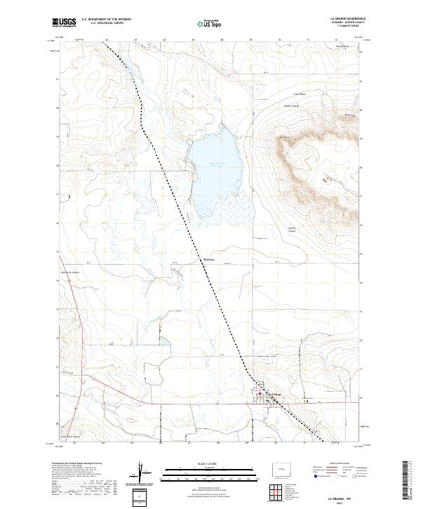 La Grange topographic map thumbnail