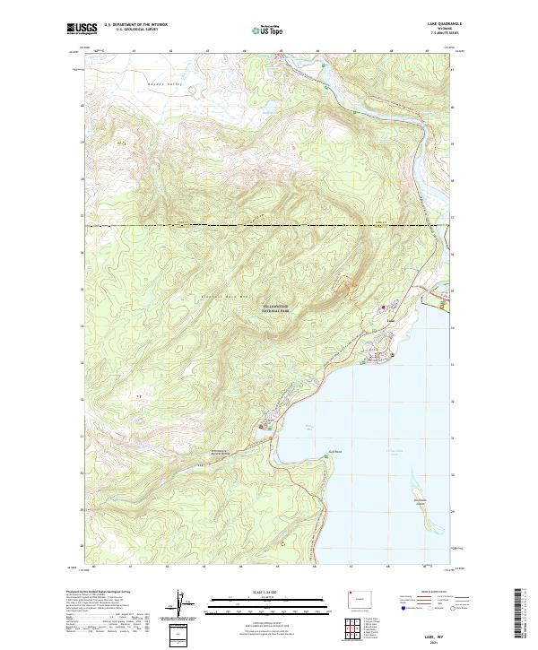 Lake topographic map thumbnail