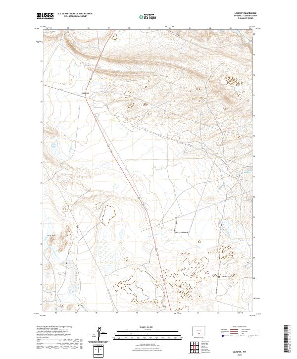 Lamont topographic map thumbnail