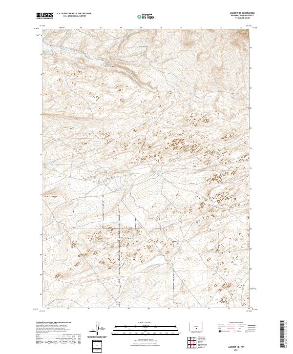 Lamont NE topographic map thumbnail