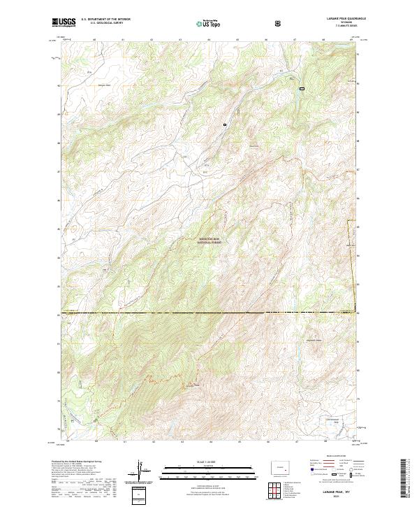 Laramie Peak 2021 topographic map thumbnail