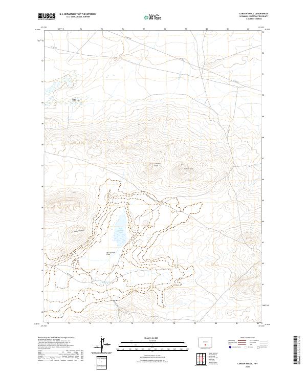 Larsen Knoll topographic map thumbnail