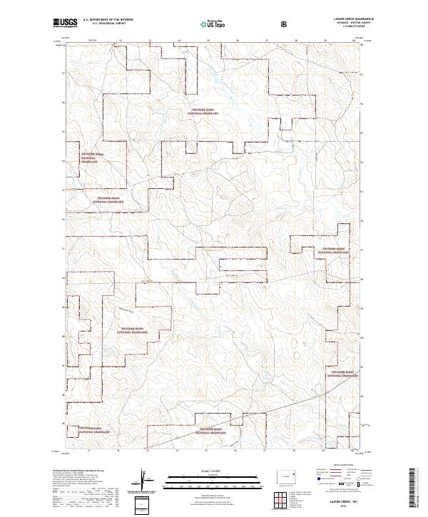 Lassen Creek 2021 topographic map thumbnail