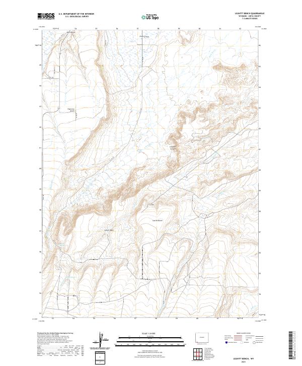 Leavitt Bench 2021 topographic map thumbnail