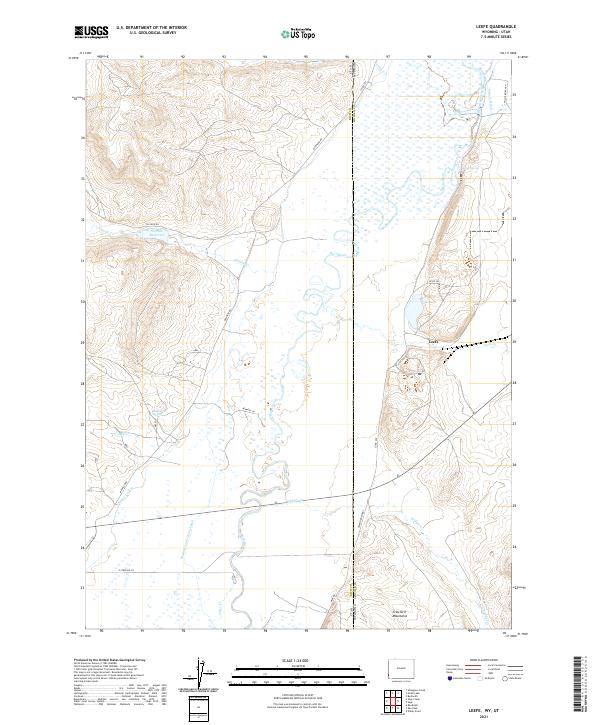 Leefe topographic map thumbnail