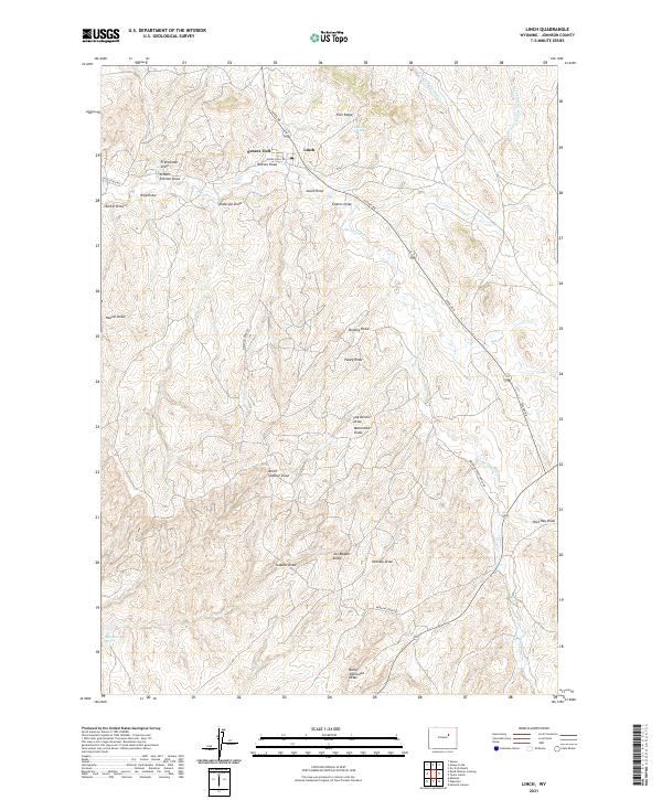 Linch topographic map thumbnail