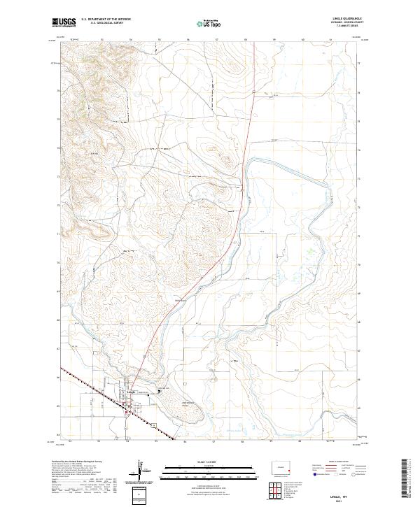 Lingle 2021 topographic map thumbnail