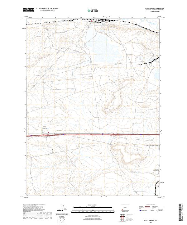 Little America topographic map thumbnail