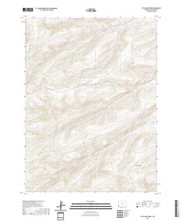 Little Dee Creek topographic map thumbnail