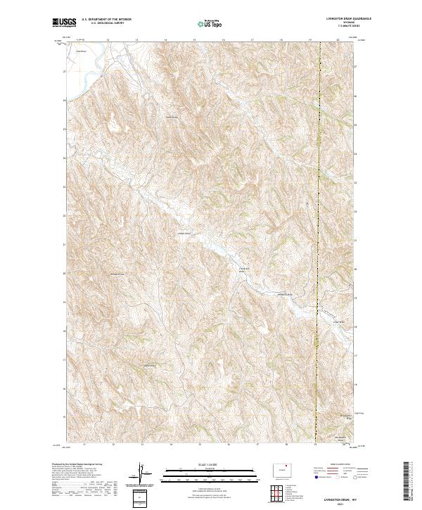 Livingston Draw topographic map thumbnail