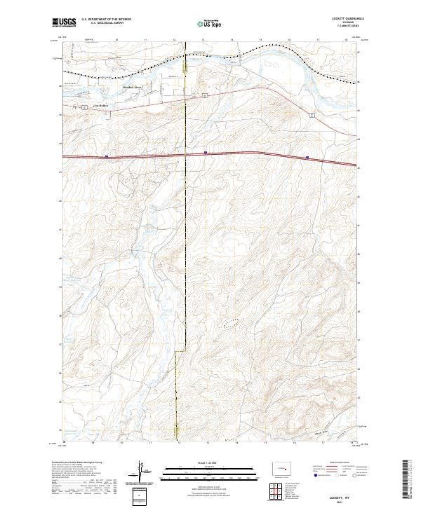 Lockett topographic map thumbnail