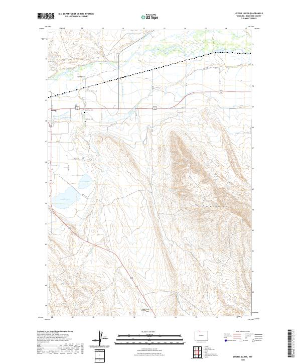 Lovell Lakes topographic map thumbnail