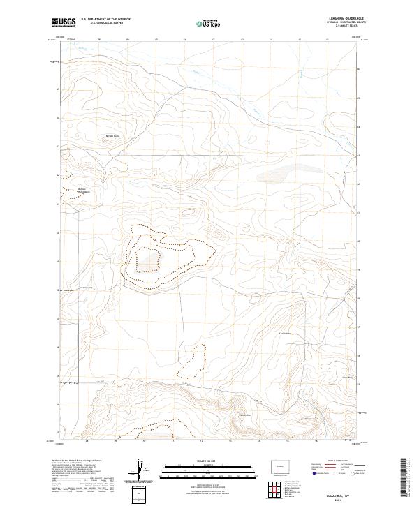 Luman Rim topographic map thumbnail
