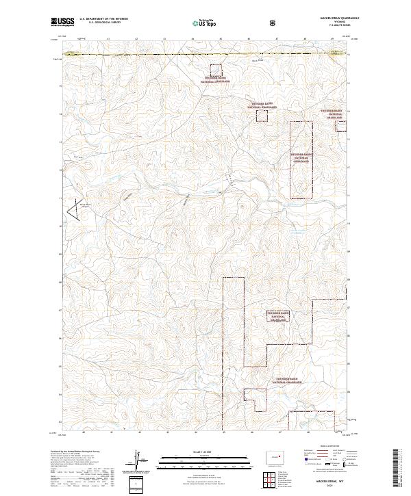 Macken Draw topographic map thumbnail