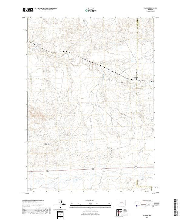 Madden topographic map thumbnail