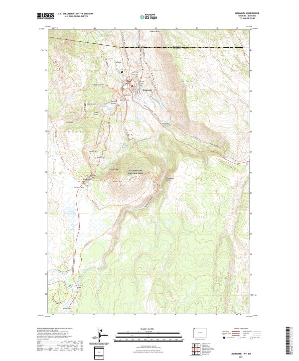 Mammoth topographic map thumbnail