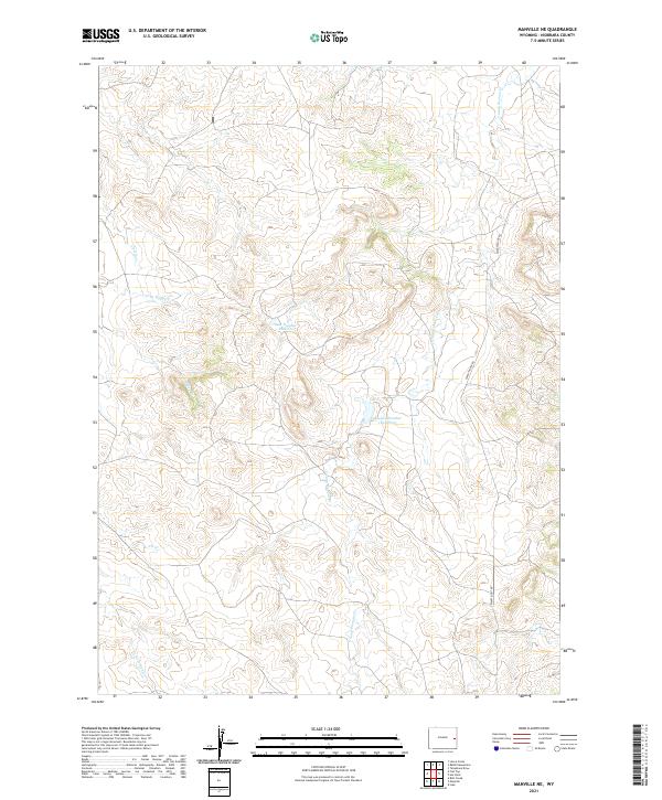 Manville NE topographic map thumbnail