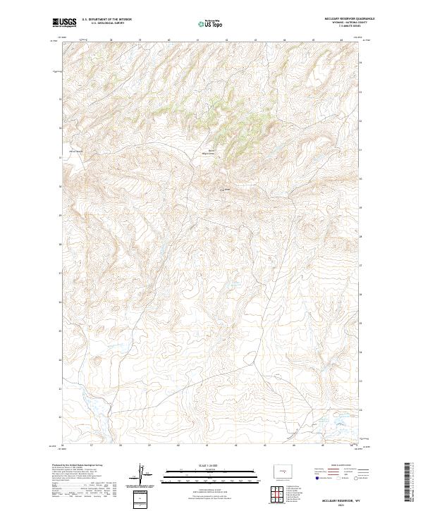 McCleary Reservoir topographic map thumbnail