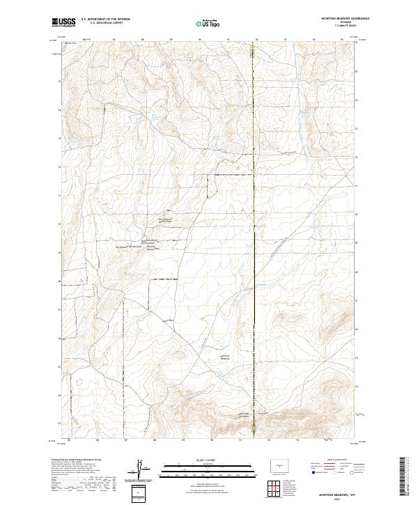 McIntosh Meadows topographic map thumbnail
