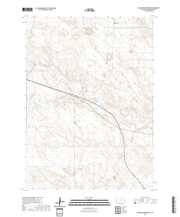 McMaster Reservoir topographic map thumbnail