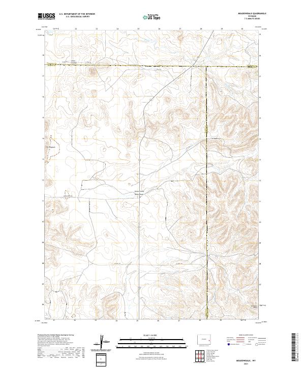Meadowdale 2021 topographic map thumbnail