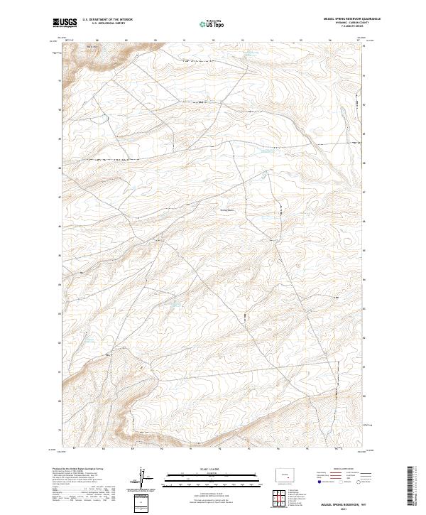 Measel Spring Reservoir topographic map thumbnail