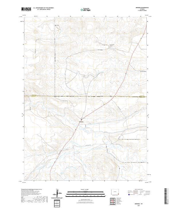 Meriden 2021 topographic map thumbnail