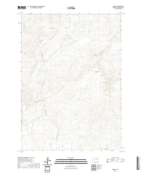 Merino topographic map thumbnail