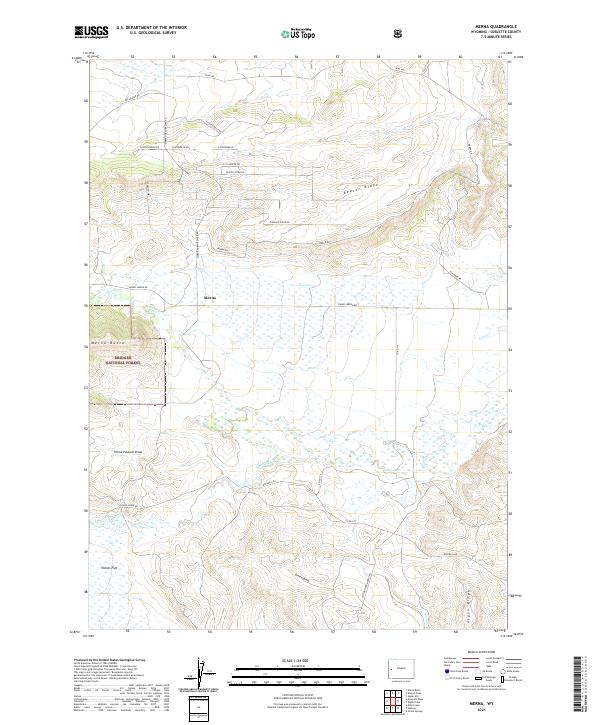 Merna topographic map thumbnail