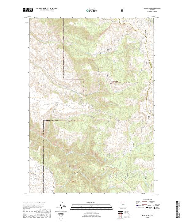 Mexican Hill topographic map thumbnail