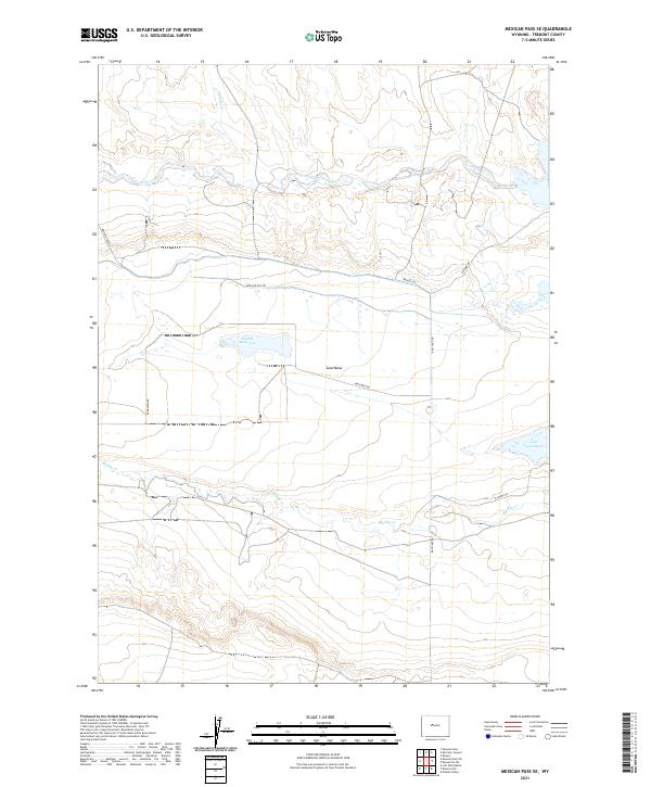 Mexican Pass SE topographic map thumbnail