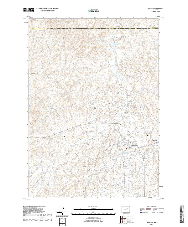 Midwest topographic map thumbnail
