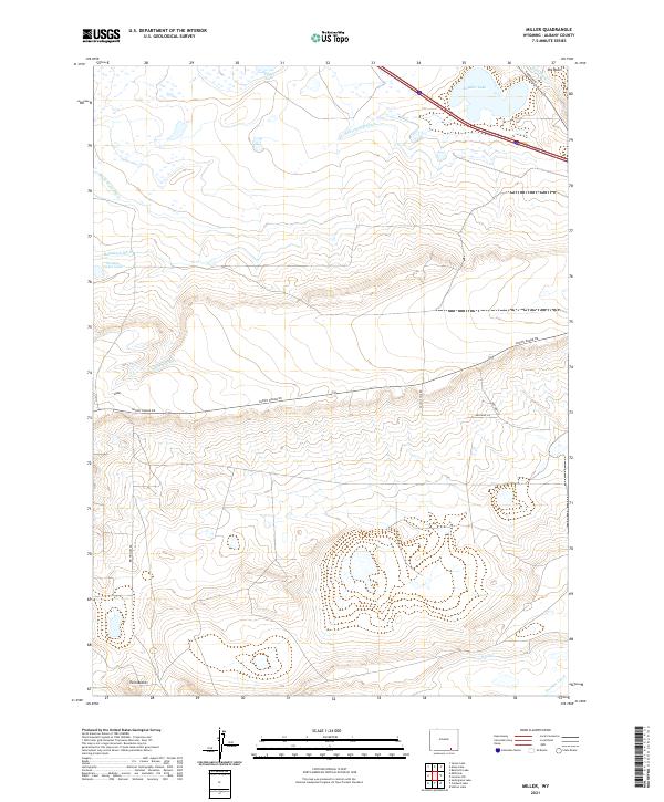 Miller topographic map thumbnail