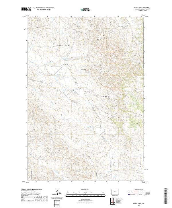 Mitten Butte topographic map thumbnail