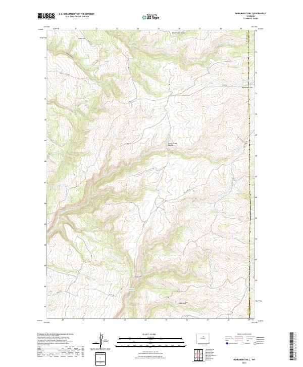 Monument Hill topographic map thumbnail