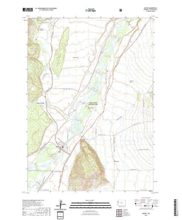 Moose topographic map thumbnail