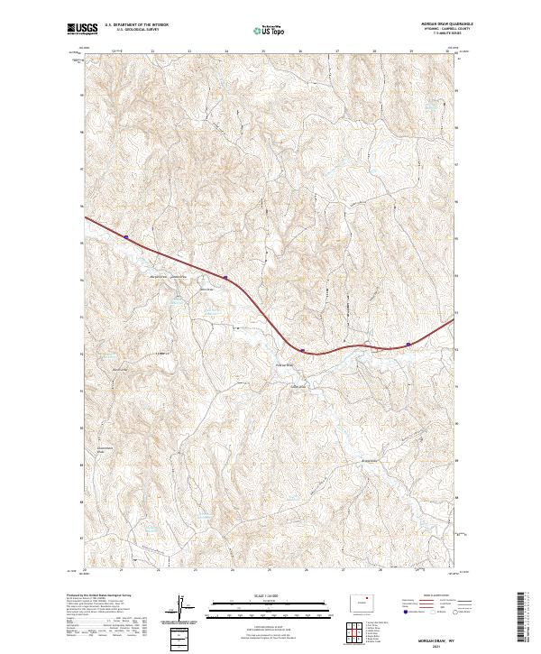 Morgan Draw topographic map thumbnail