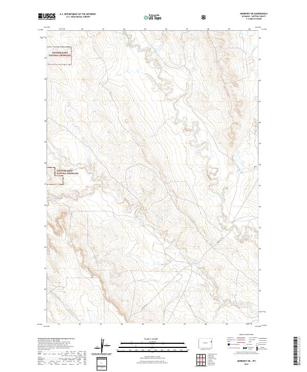 Morrisey NE topographic map thumbnail