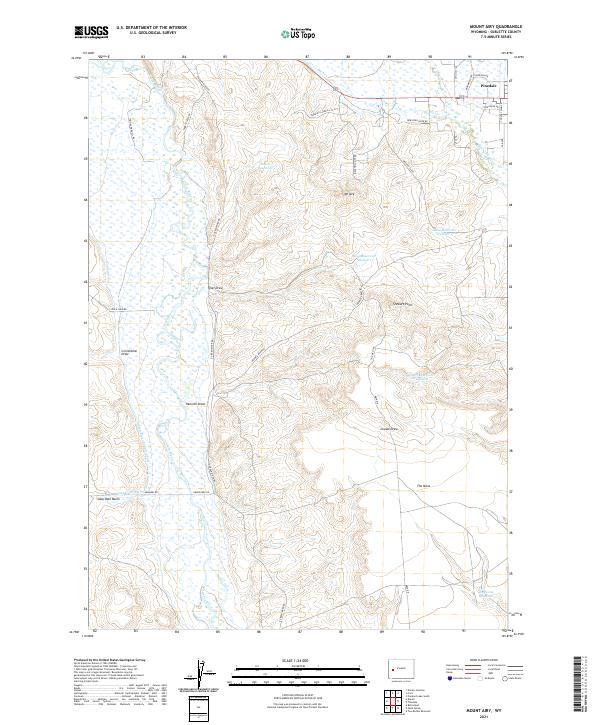 Mount Airy 2021 topographic map thumbnail