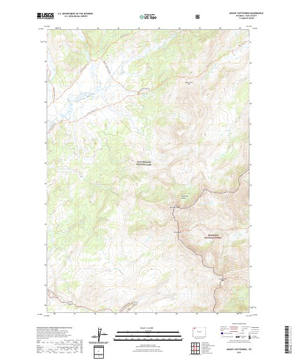 Mount Chittenden topographic map thumbnail