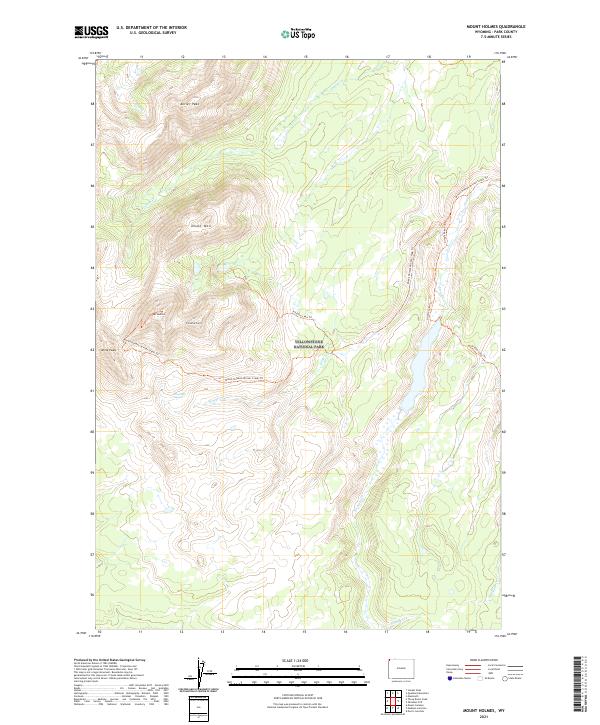 Mount Holmes topographic map thumbnail