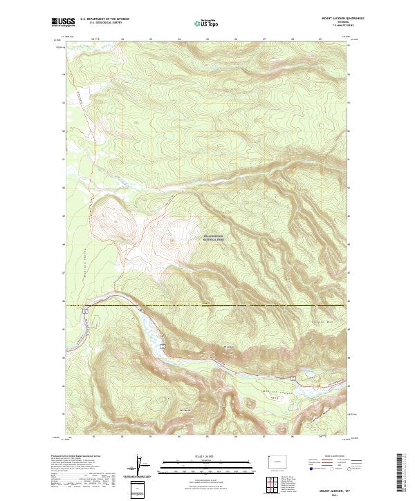 Mount Jackson topographic map thumbnail