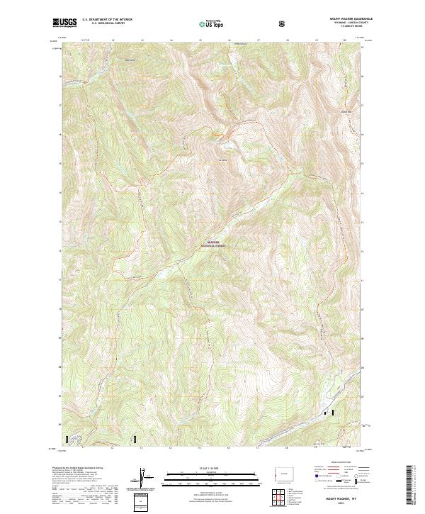 Mount Wagner 2021 topographic map thumbnail