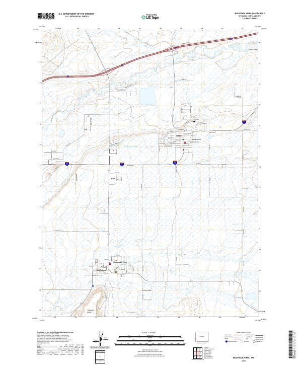 Mountain View topographic map thumbnail