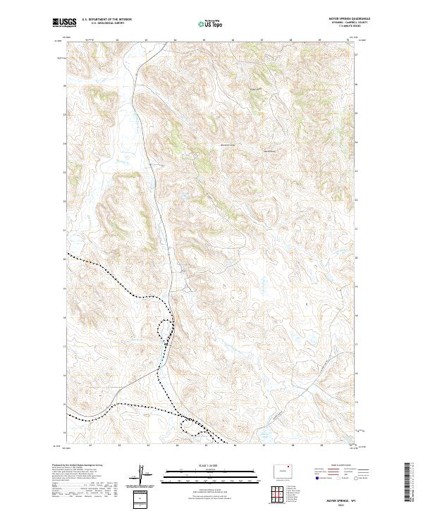 Moyer Springs topographic map thumbnail